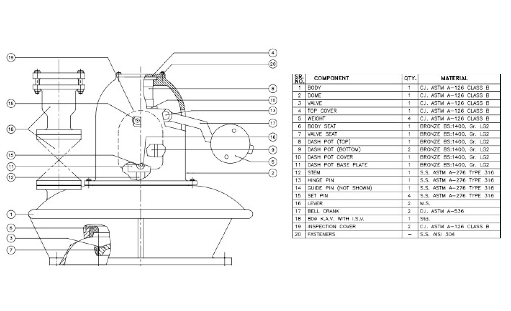 ANTI VACUUM VALVE